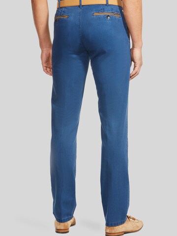 MEYER Regular Chino Pants 'New York' in Blue