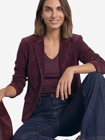 Blazer 'Short Soft Corduroy Blazer 213164' di STREET ONE in lilla