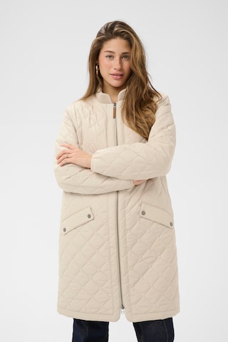 Manteau mi-saison 'ArwenCR' Cream en beige : devant