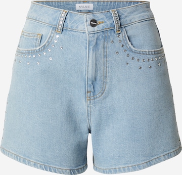 mėlyna MYLAVIE by Sarah Harrison Laisvas Džinsai: priekis