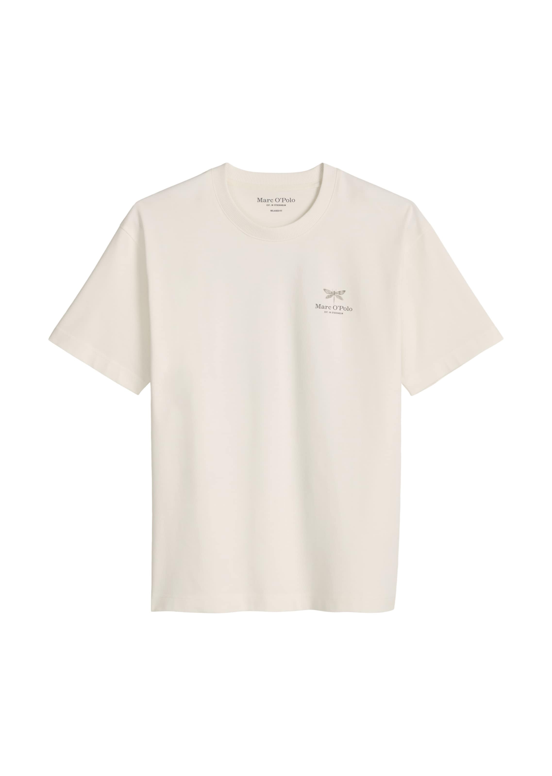 T-Shirt Marc O'Polo en blanc : devant
