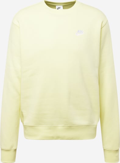 Nike Sportswear Sweatshirt 'Club Fleece' in Reed / White, Item view