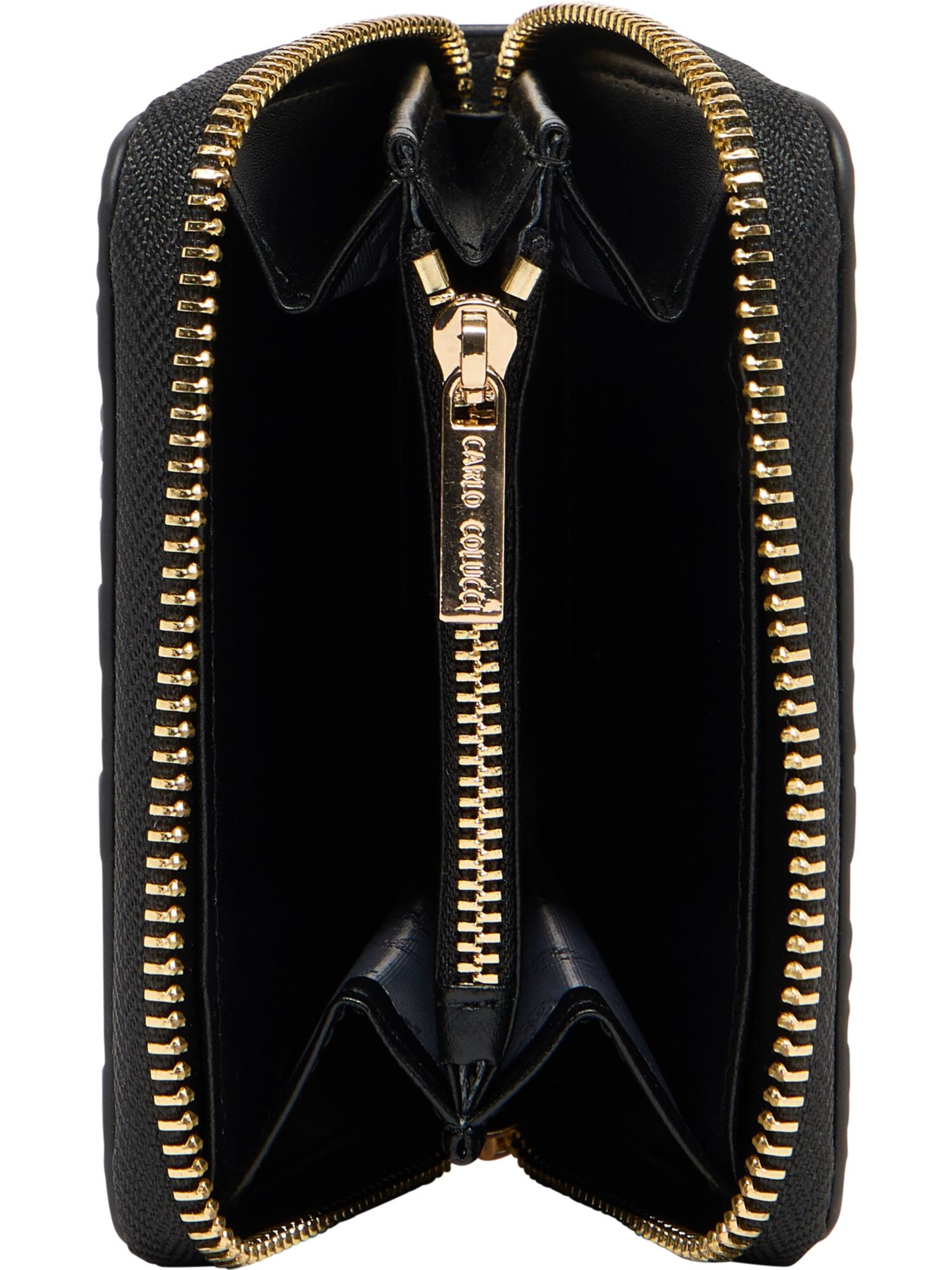 Carlo Colucci Geldbörse 'Edessa' in Schwarz