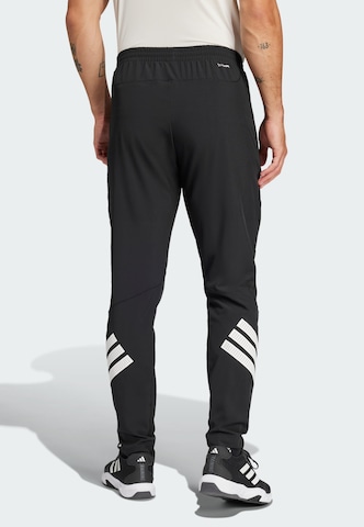 ADIDAS PERFORMANCE Slimfit Sporthose 'Gym+' in Schwarz
