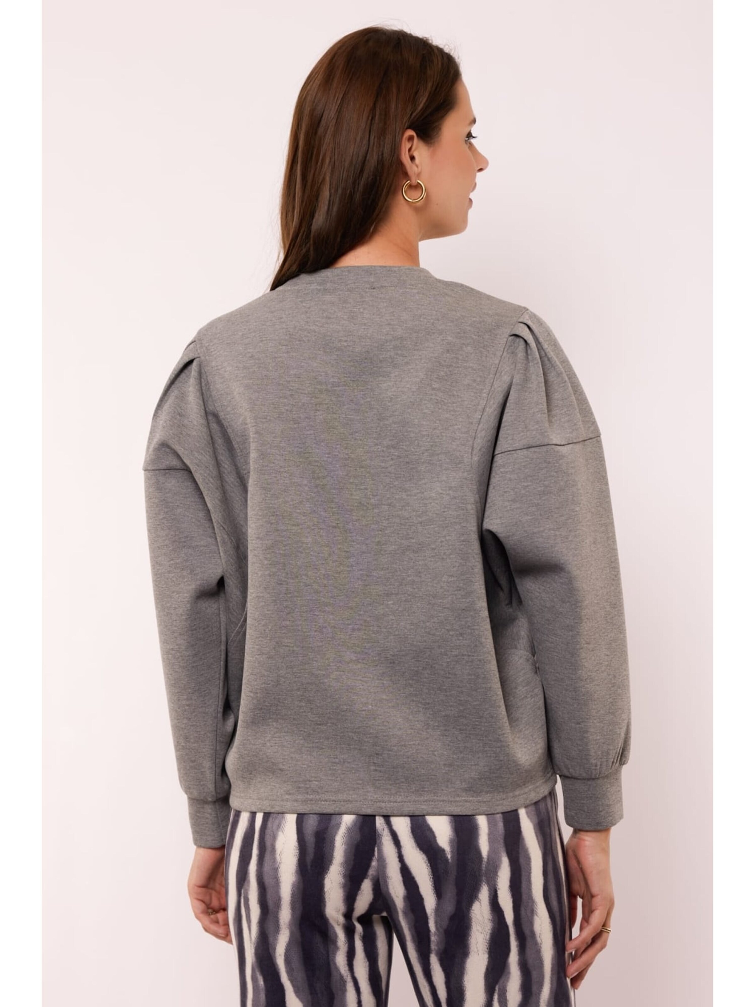 G-maxx Sweater '25WQG11 Prune' in Grey