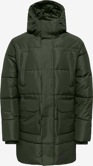 XS dydžio Žieminė parka 'CAM ' iš Only & Sons, spalva – tamsiai žalia, Prekių apžvalga