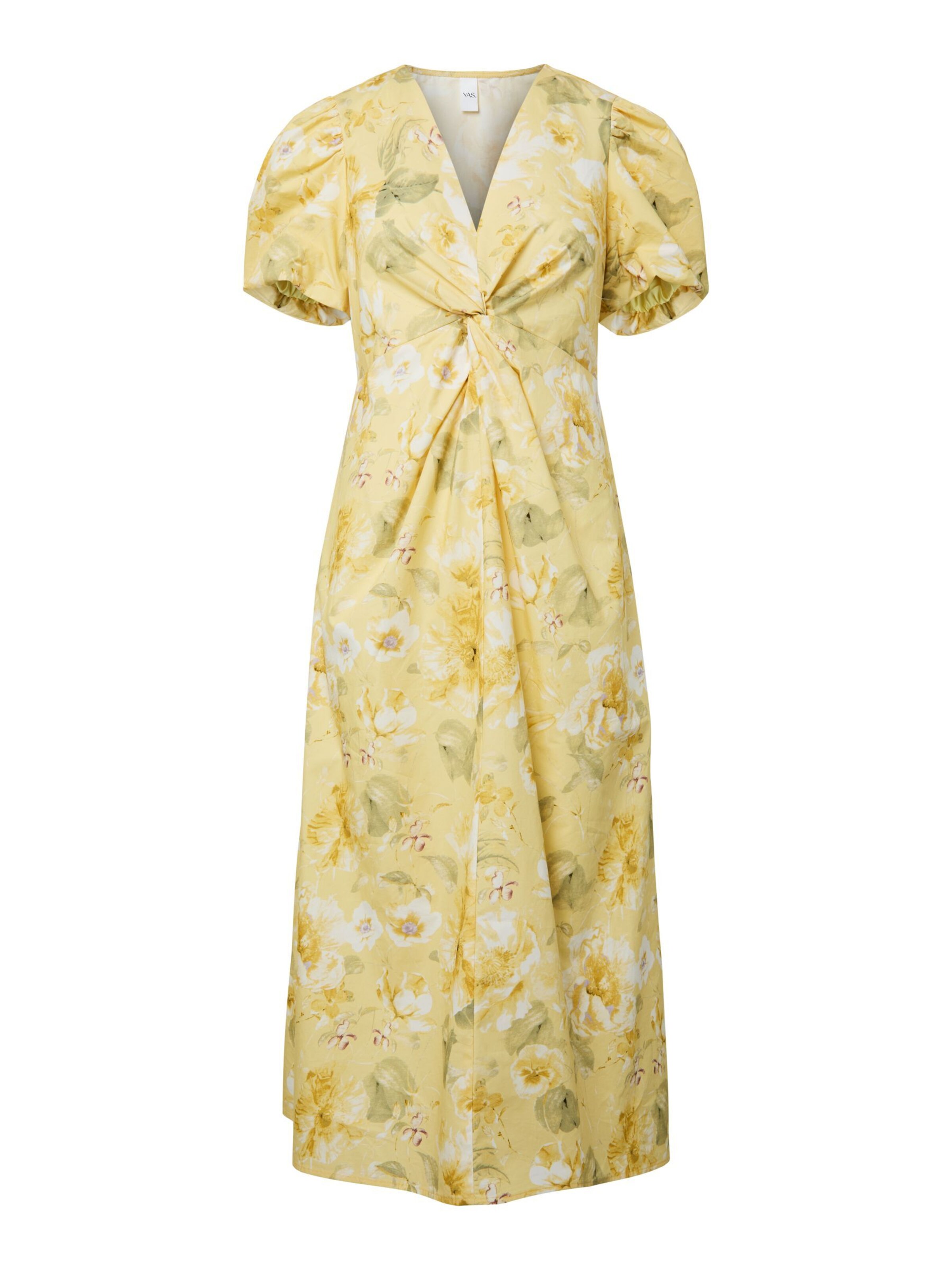 YAS Summer Dress in 38 in Light yellow / Pastel green / White, Item view