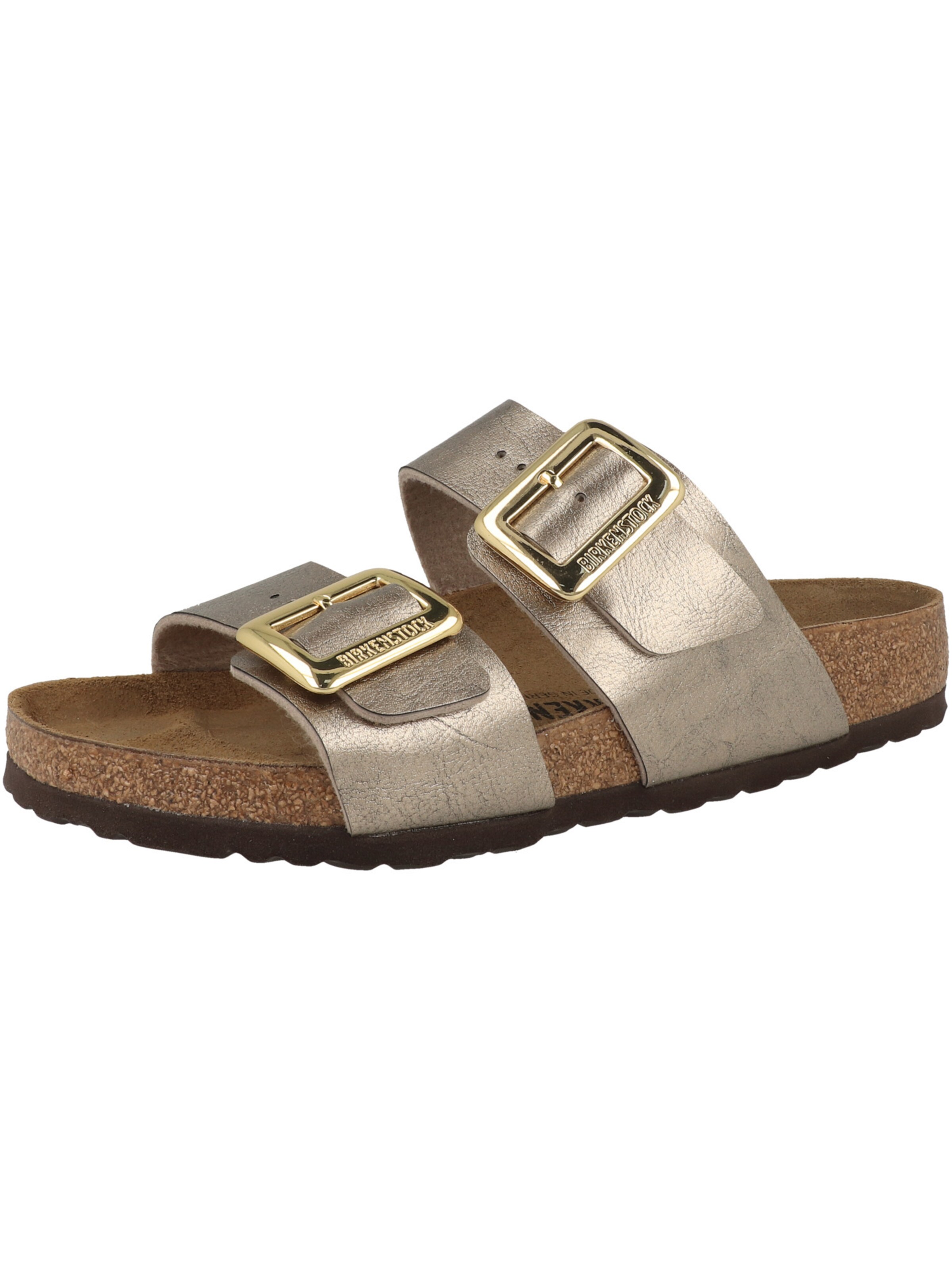 BIRKENSTOCK Sandal 'Sydney' in Bronze: front