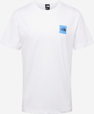 THE NORTH FACE T-shirt 'COORDINATES' i vit: framsida