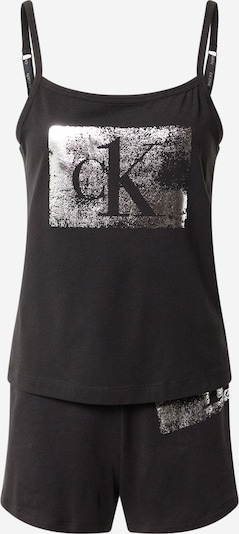 Calvin Klein Underwear Shorty in schwarz / silber, Produktansicht