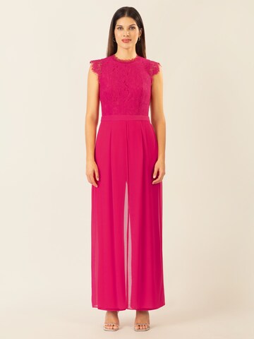 APART Jumpsuit in Pink: Vorderseite