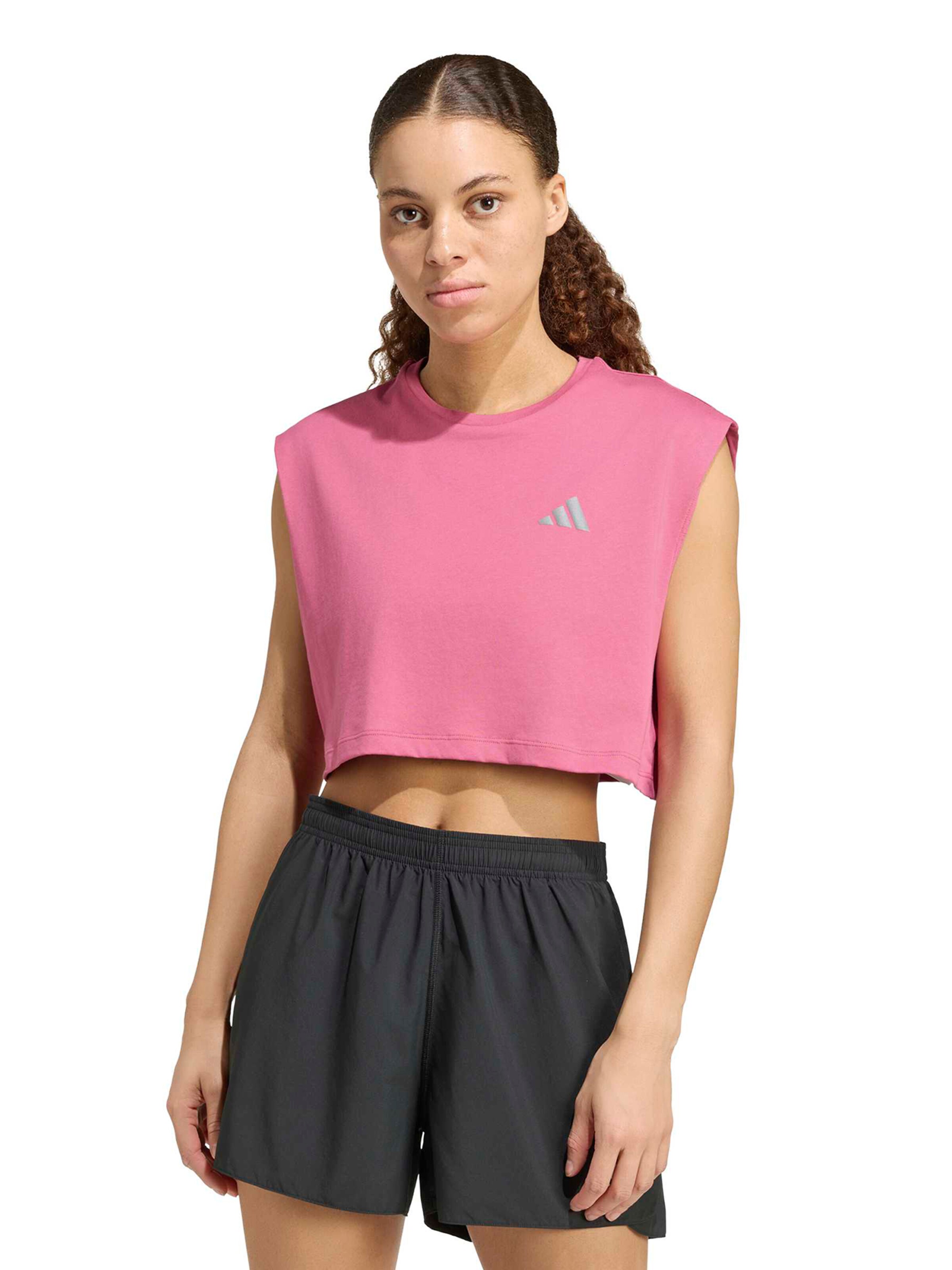 ADIDAS PERFORMANCE Спортен топ 'Adi365 Essentials' в розово: отпред