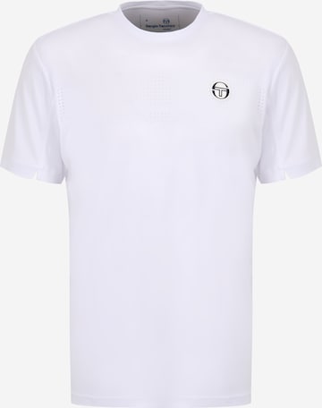 T-Shirt fonctionnel Sergio Tacchini en blanc : devant