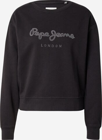 Pepe Jeans Sweatshirt 'Harley' in Black: front