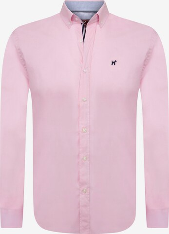 Coupe regular Chemise Williot en rose : devant