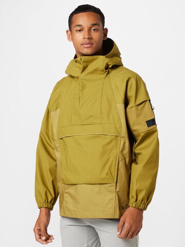 Veste outdoor OAKLEY en jaune : devant