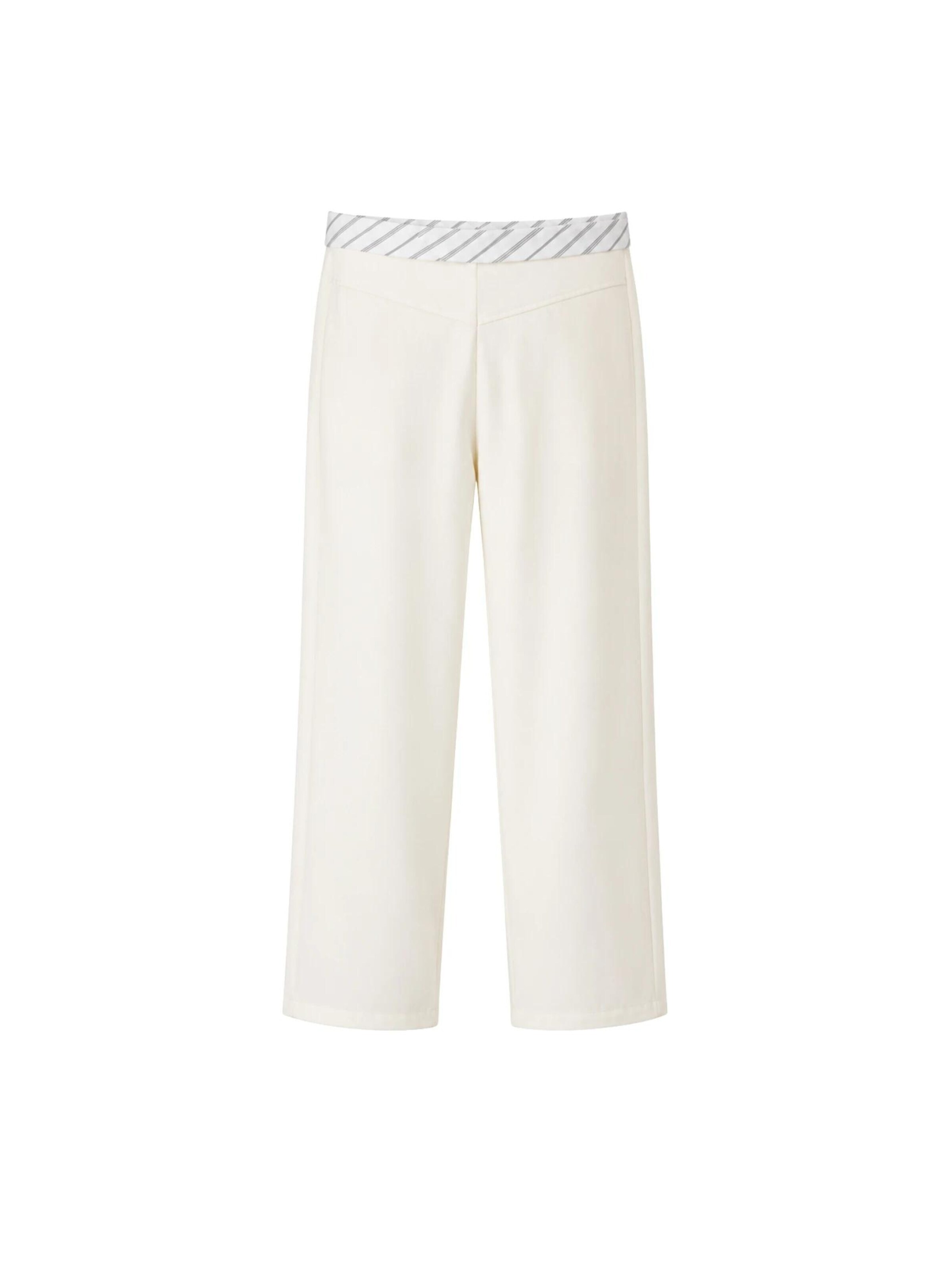 Regular Pantalon 'Mara Trousers' Christine on the clouds en beige : devant