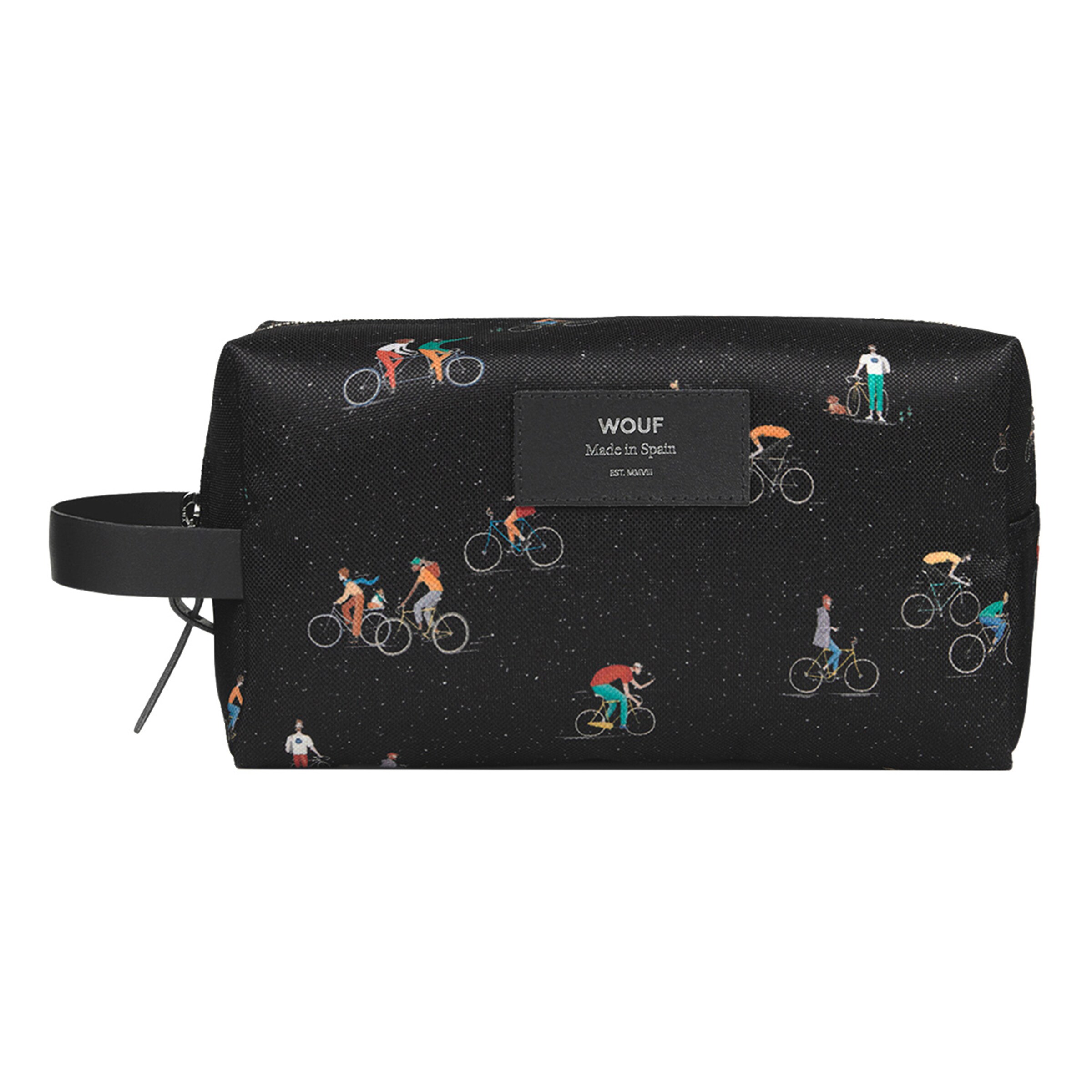 Trousses de toilette Wouf en noir : devant