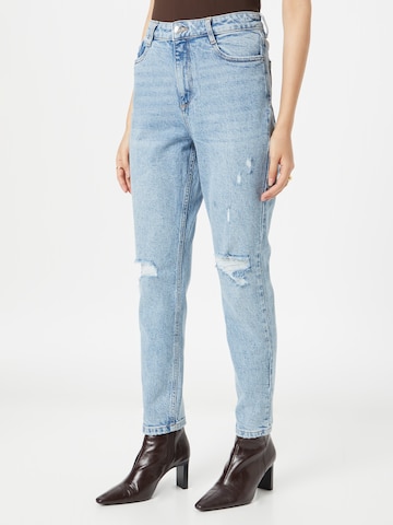 Coupe slim Jean Dorothy Perkins en bleu : devant