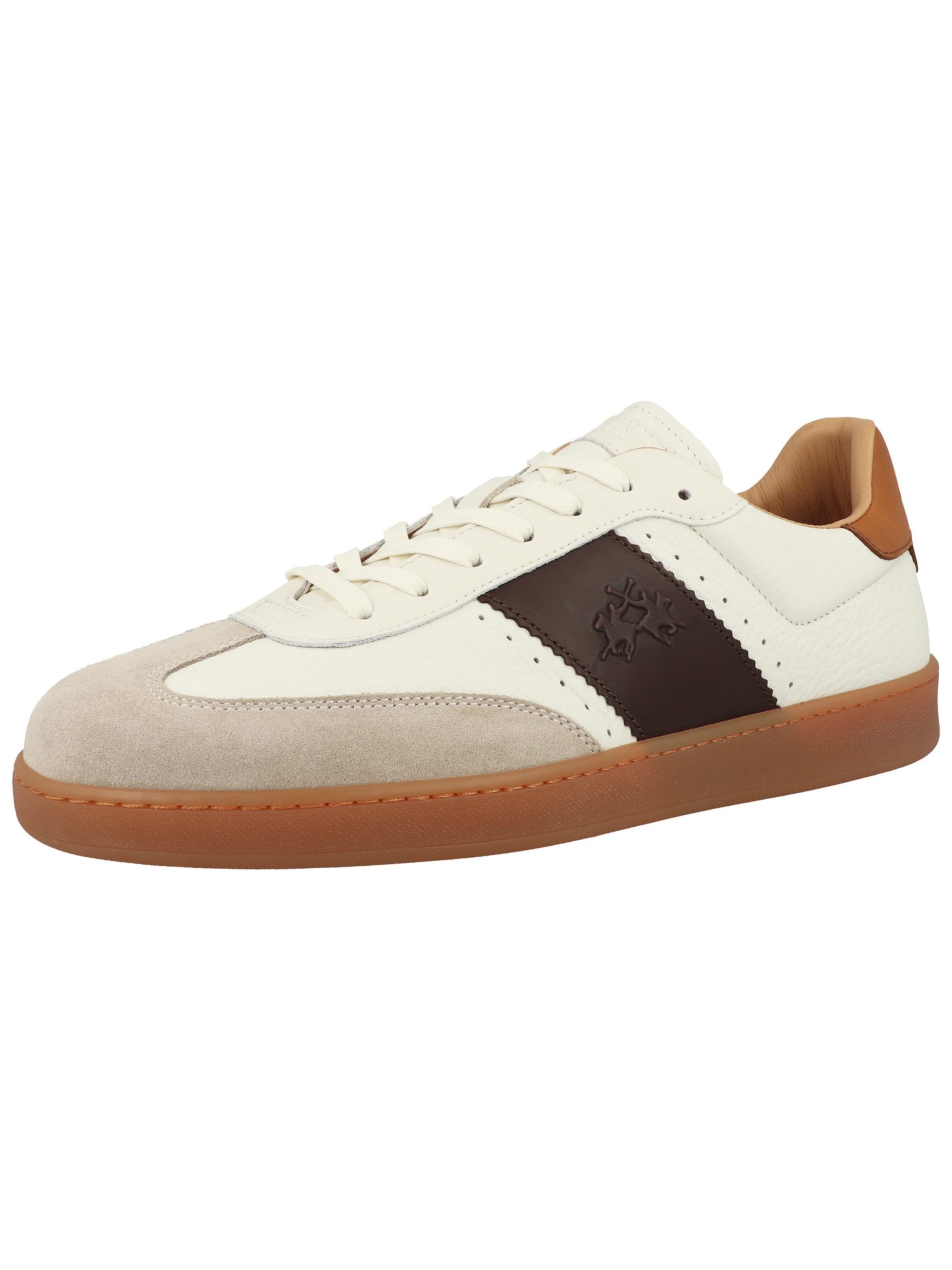 La Martina - Zapatillas deportivas bajas 'LFM262' en beige: frente