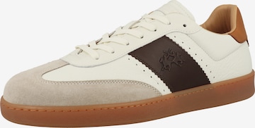 La Martina - Zapatillas deportivas bajas 'LFM262' en beige: frente