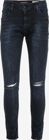 CIPO & BAXX Slimfit Jeans 'Chained' in Blau: predná strana