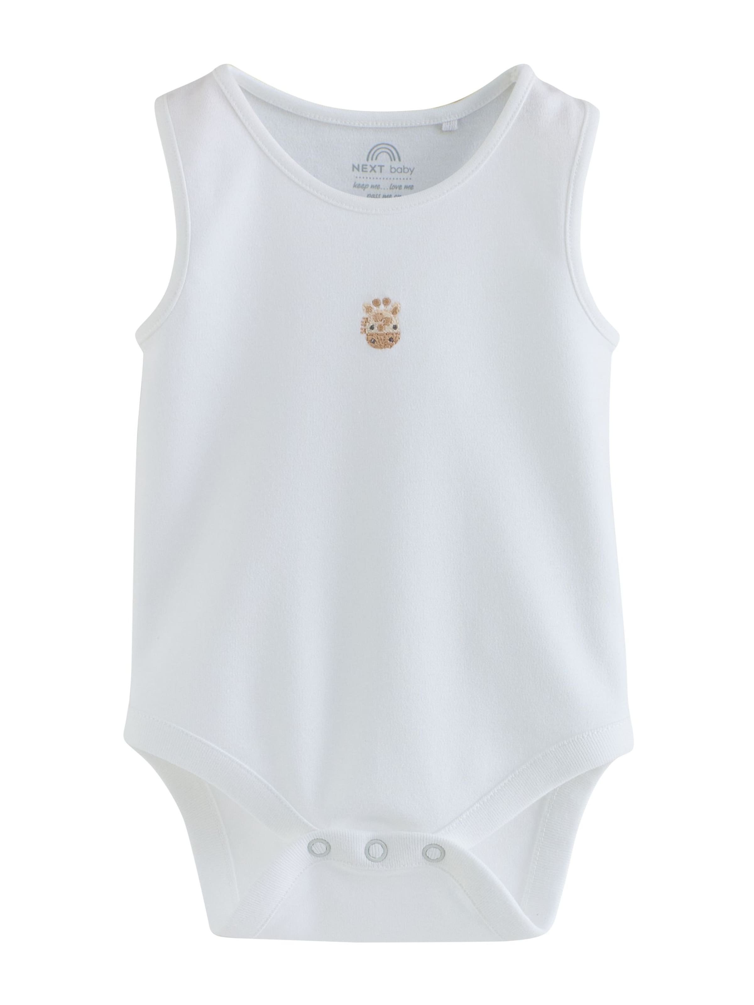 Next - Pijama entero/body en blanco