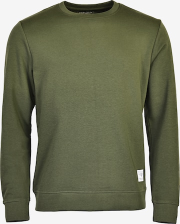 TOP GUN Sweatshirt ' TG22008 ' in Grün: Vorderseite