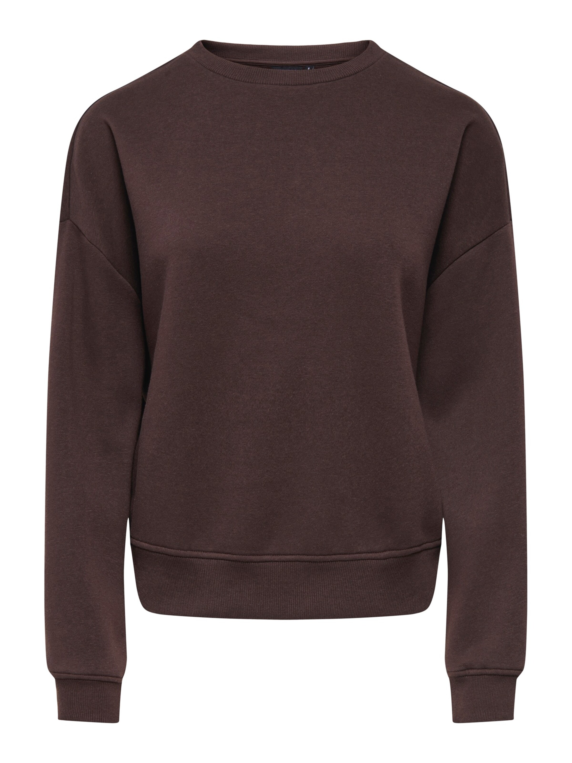 ONLY Sweatshirt in Brown: front