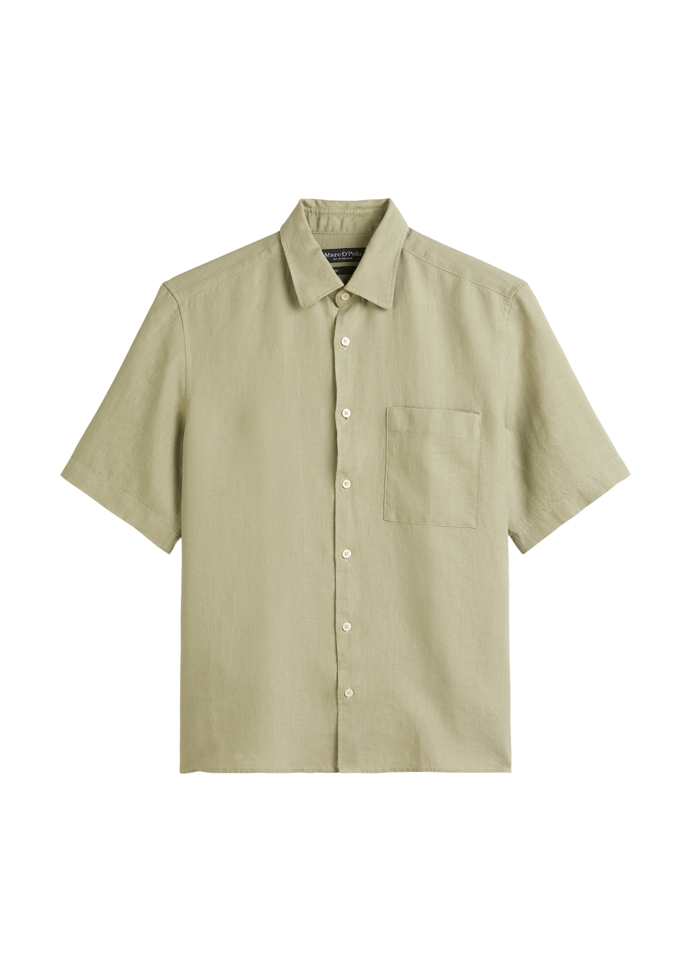 Marc O'Polo Regular fit Button Up Shirt in Green: front