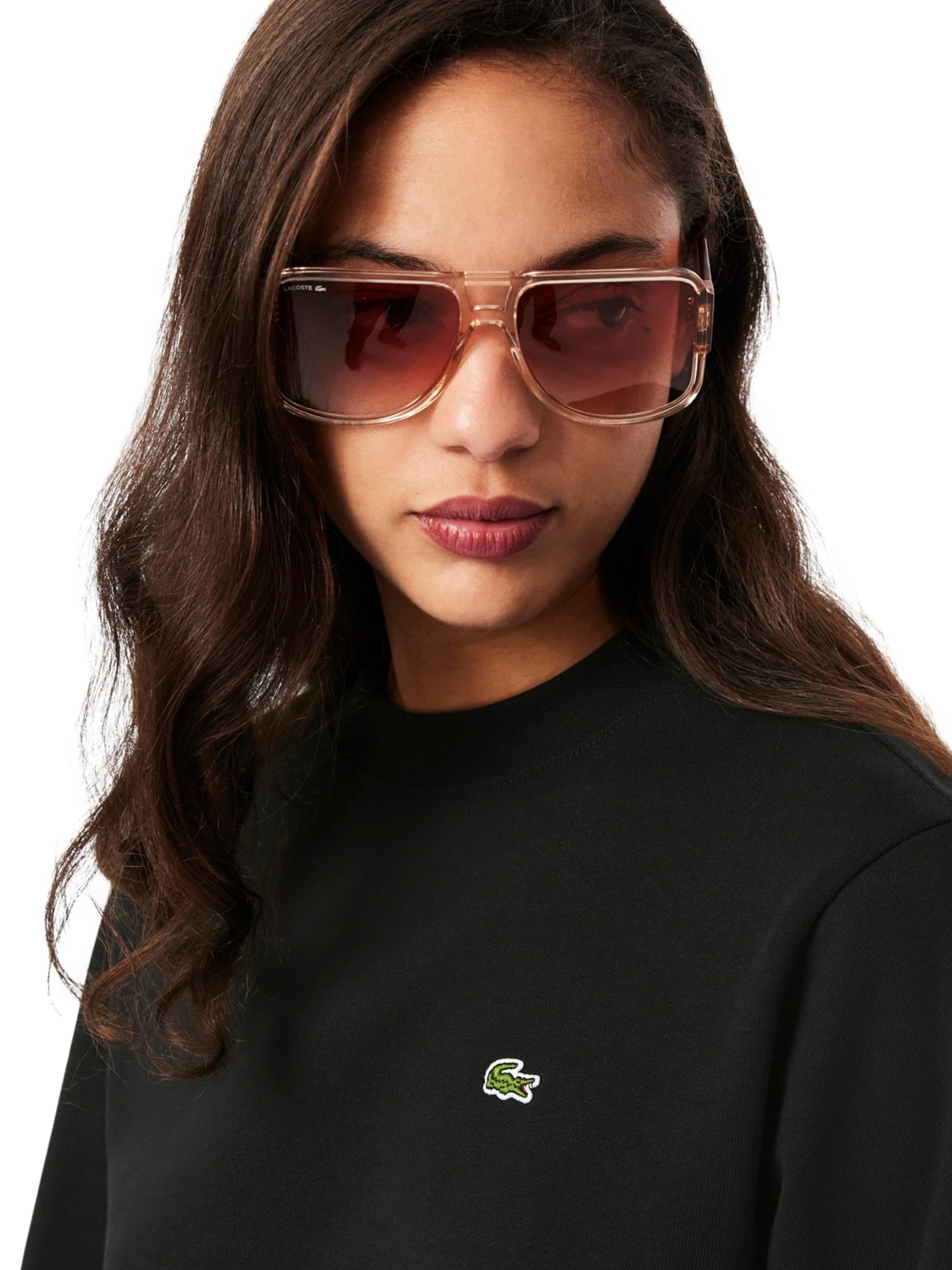 LACOSTE Свитшот в Черный