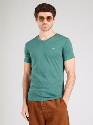 Maglietta di GANT in verde: frontale
