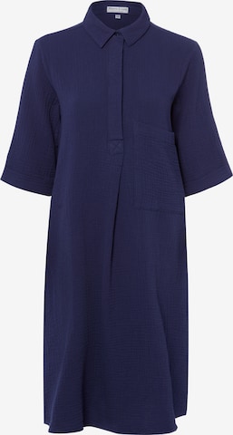 Marie Lund Shirt dress in Blue: front