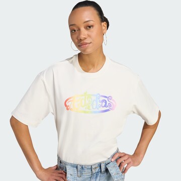 ADIDAS ORIGINALS Shirt 'Adidas x Jeremy Scott' in Wit: voorkant