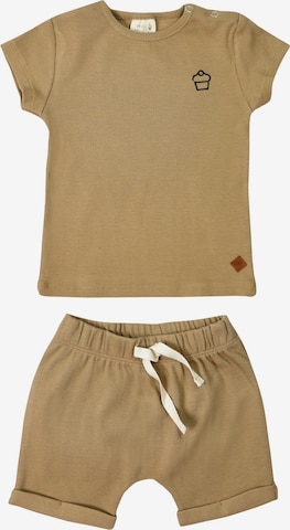 Milk & Muffin - Conjuntos em castanho: frente