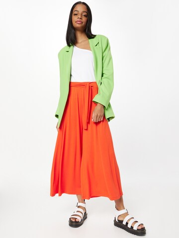 ARMEDANGELS Wide Leg Hose 'KAROLINA' in Orange
