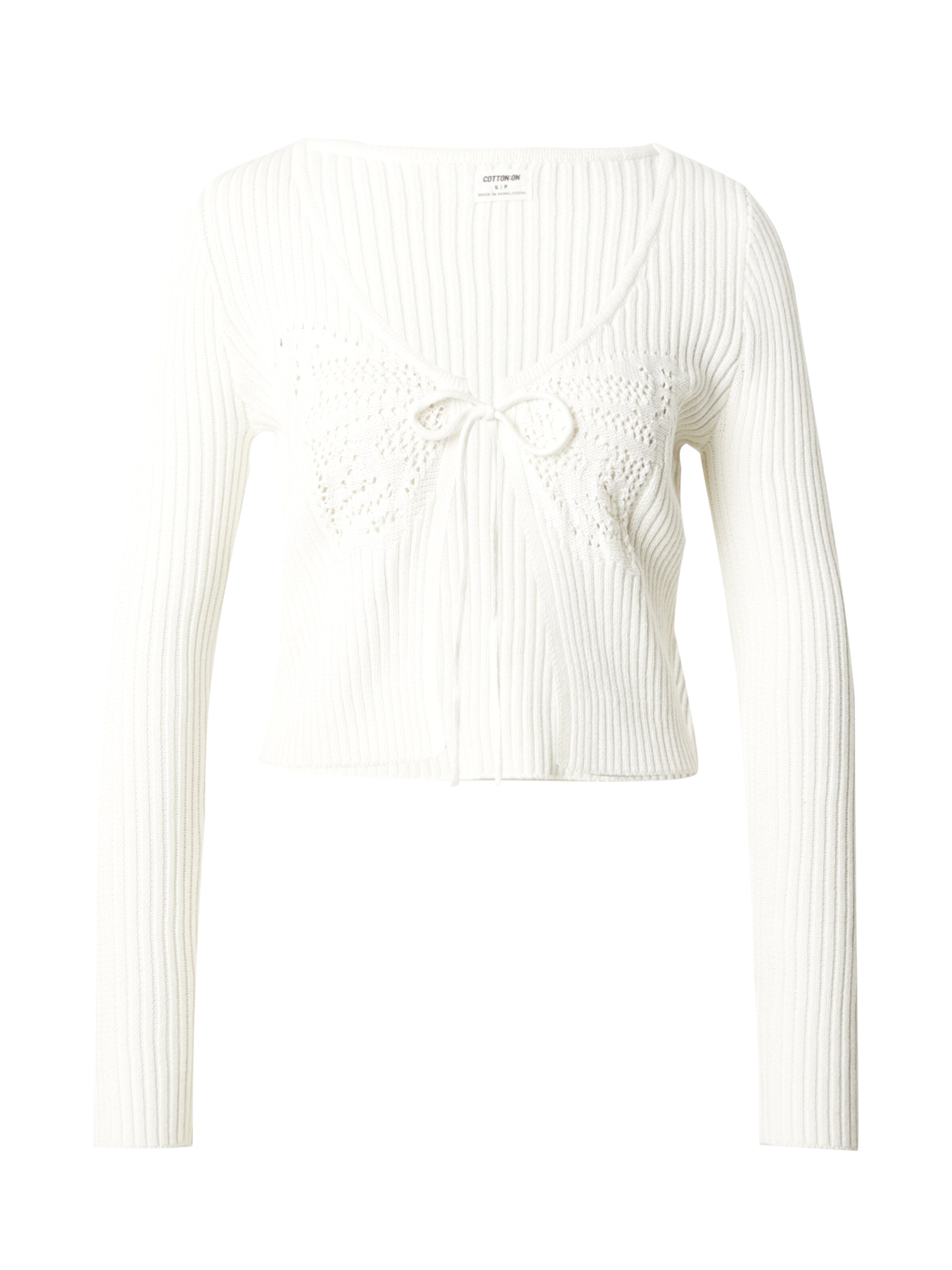 balta Cotton On Kardiganas: priekis
