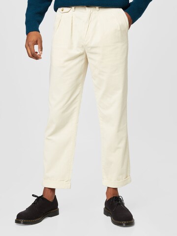 Polo Ralph Lauren Loosefit Kalhoty se sklady v pase – béžová: přední strana
