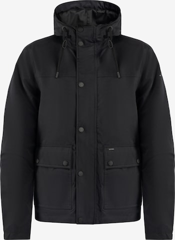 DreiMaster Klassik Regenjacke in Schwarz: predná strana