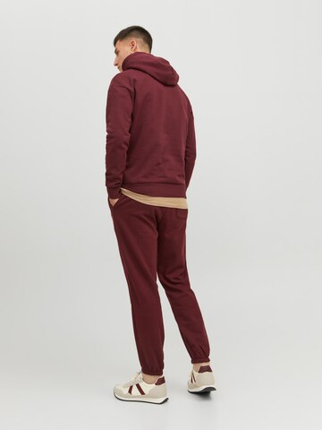 JACK & JONES - Tapered Calças 'Kane Josh' em vermelho