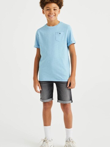 T-Shirt WE Fashion en bleu