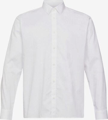 Coupe regular Chemise ESPRIT en blanc : devant