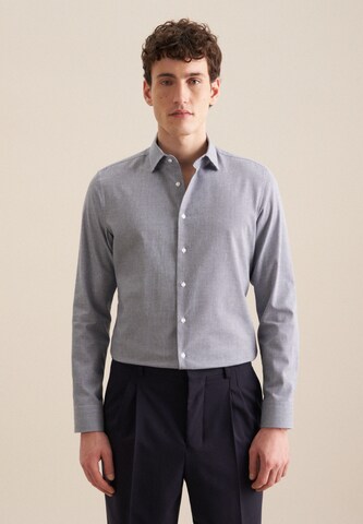 SEIDENSTICKER Regular fit Business shirt in Blue: front