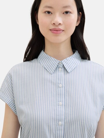 TOM TAILOR DENIM Shirt dress in Blue