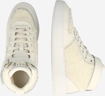 GUESS Sneakers hoog 'Vyves' in Beige