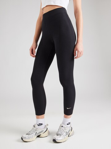 Nike Sportswear Kitsas Retuusid 'Classic', värv must: eest vaates