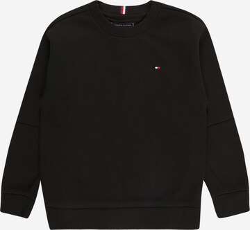 TOMMY HILFIGER Sweatshirt in Zwart: voorkant