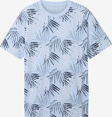 T-Shirt TOM TAILOR en bleu : devant