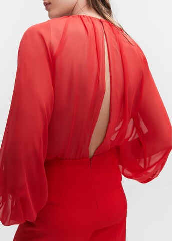 MANGO Jumpsuit 'Miller' in Red