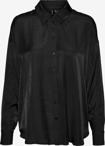 VERO MODA Blouse 'INA' in Zwart: voorkant